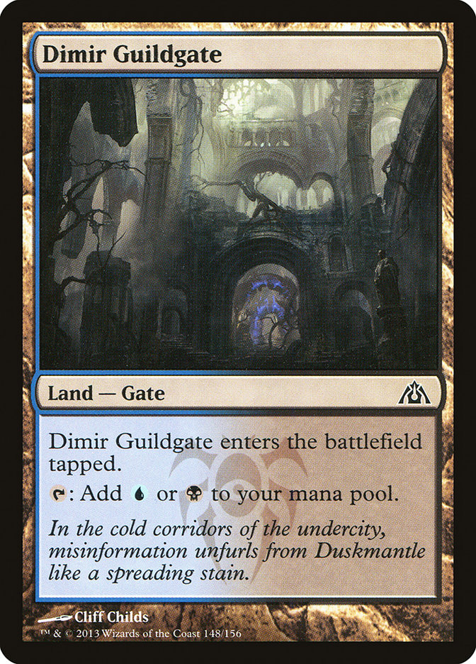 Dimir Guildgate [Dragon's Maze] Foil