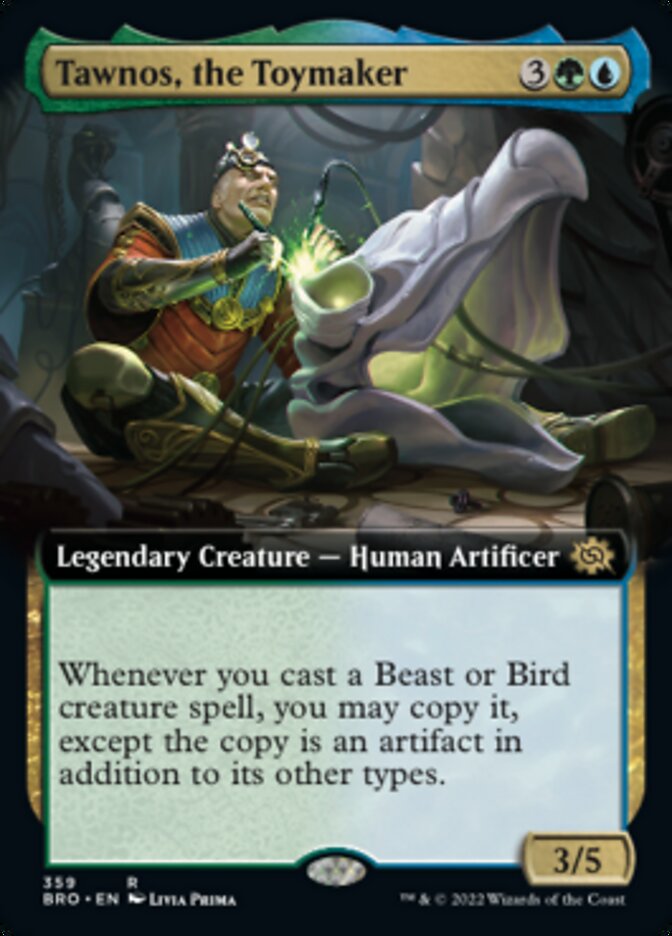 Tawnos, the Toymaker (Extended Art) [The Brothers' War] Foil