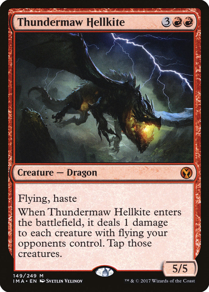 Thundermaw Hellkite [Iconic Masters] Foil
