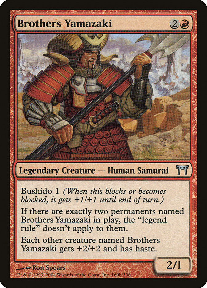 Brothers Yamazaki (160b/306) [Champions of Kamigawa] Foil