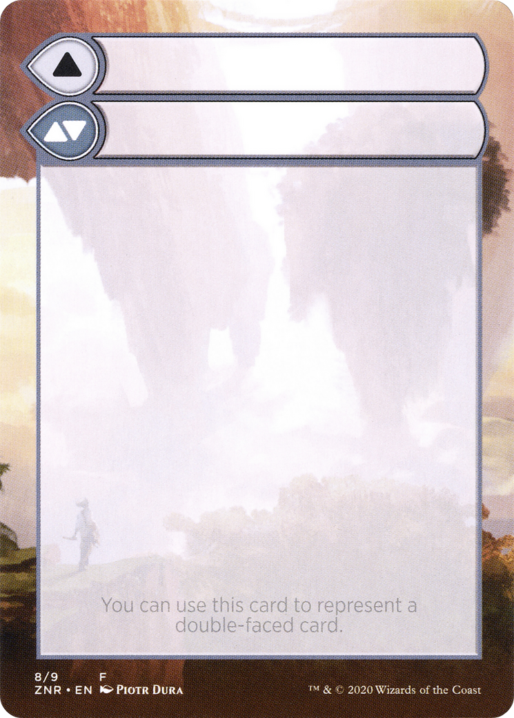 Double-Faced Substitute Card  [Zendikar Rising Substitute Cards] (Borderless)