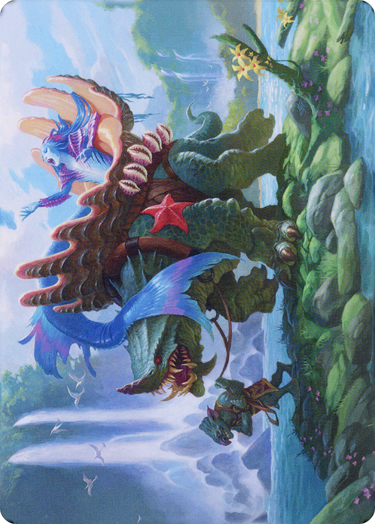 Vodalian Mindsinger // Vodalian Mindsinger  [Dominaria United Art Series] (Borderless)