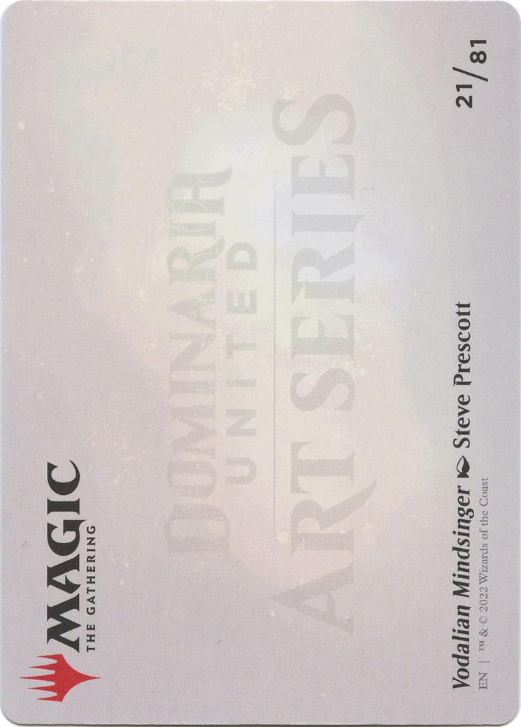 Vodalian Mindsinger // Vodalian Mindsinger  [Dominaria United Art Series] (Borderless)