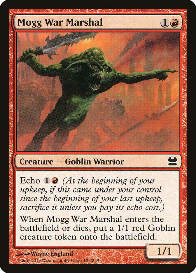 Mogg War Marshal [Modern Masters] Foil