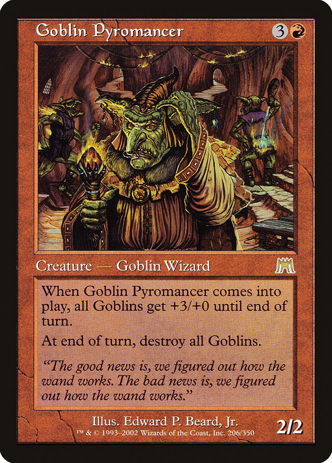 Goblin Pyromancer [Onslaught] Foil