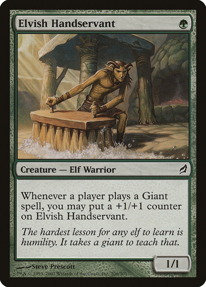 Elvish Handservant [Lorwyn] Foil