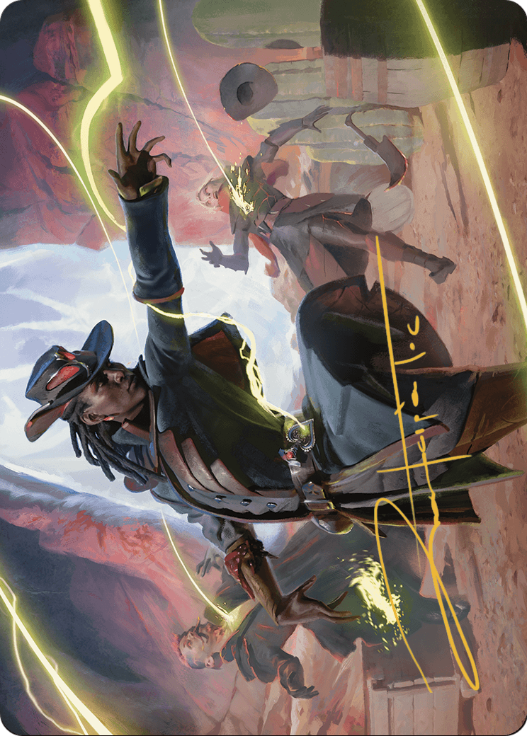 Lilah, Undefeated Slickshot // Lilah, Undefeated Slickshot  [Outlaws of Thunder Junction Art Series] (Borderless) Foil