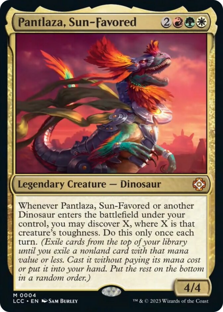 Pantlaza, Sun-Favored [The Lost Caverns of Ixalan Commander] Foil