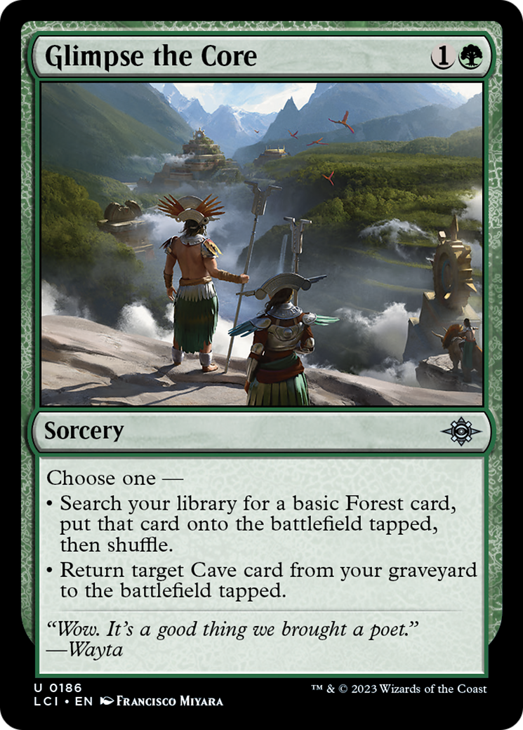 Glimpse the Core [The Lost Caverns of Ixalan] Foil