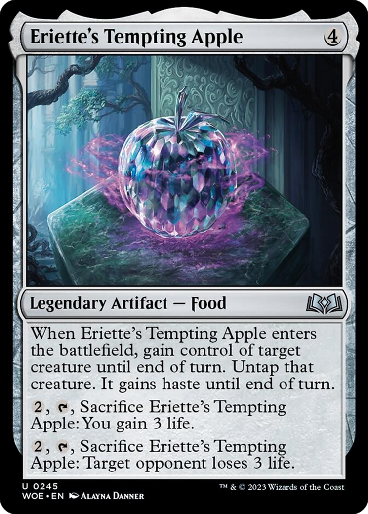 Eriette's Tempting Apple [Wilds of Eldraine] Foil