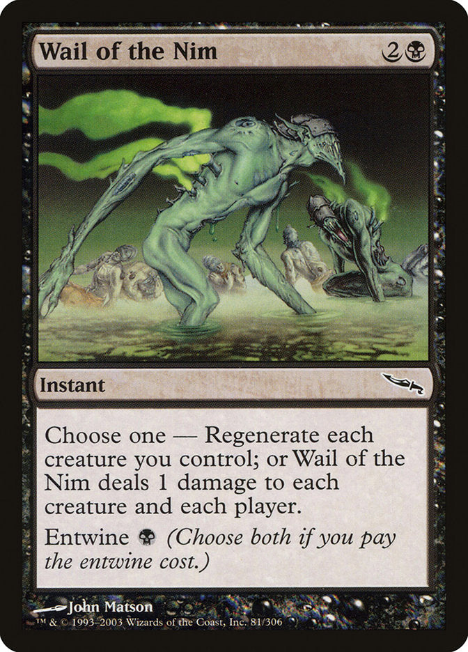 Wail of the Nim [Mirrodin] Foil