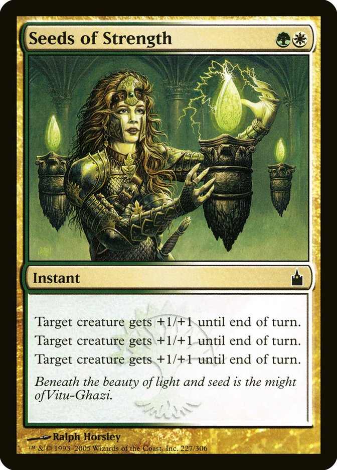 Seeds of Strength [Ravnica: City of Guilds] Foil