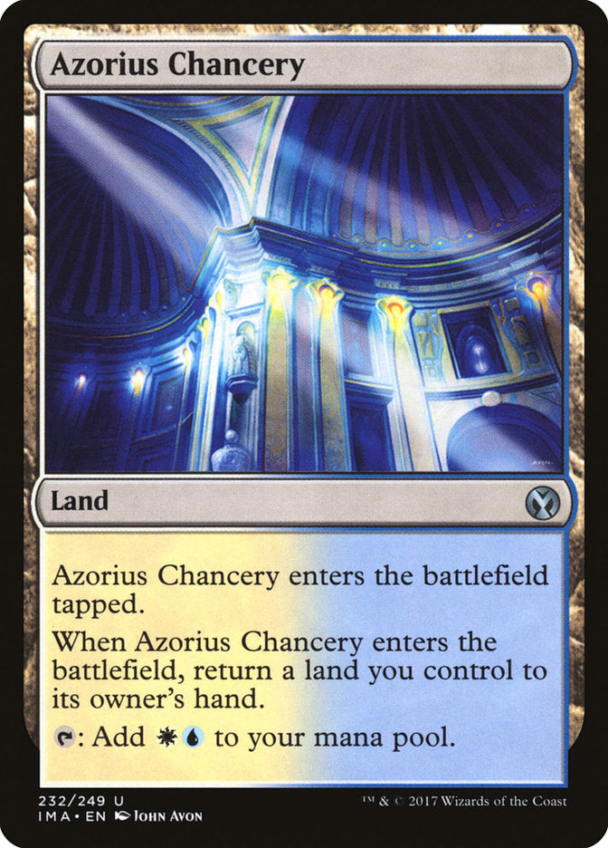 Azorius Chancery [Iconic Masters] Foil