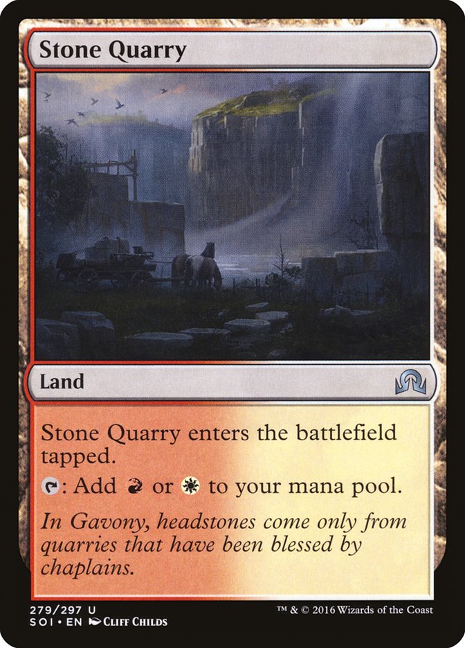 Stone Quarry [Shadows over Innistrad] Foil