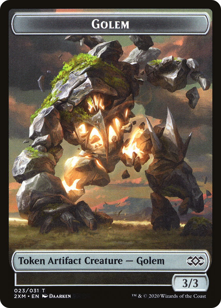 Golem  [Double Masters Tokens] Foil