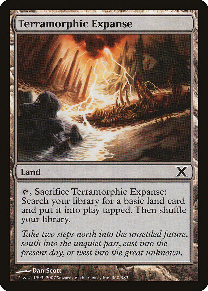 Terramorphic Expanse [Tenth Edition] Foil