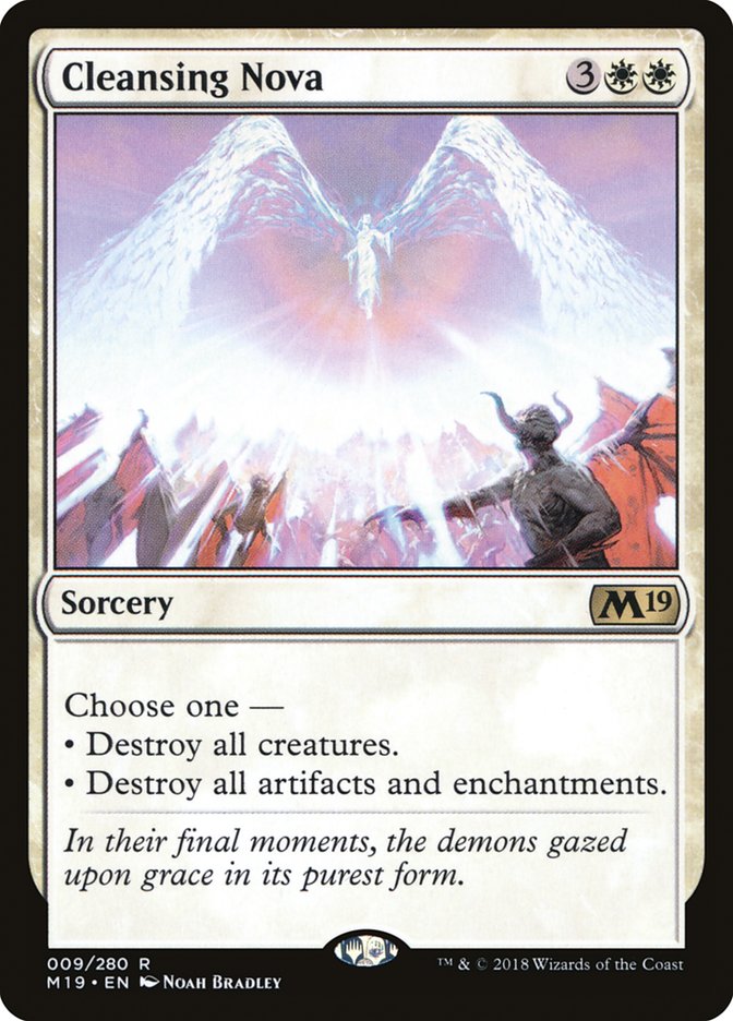 Cleansing Nova [Core Set 2019] Foil
