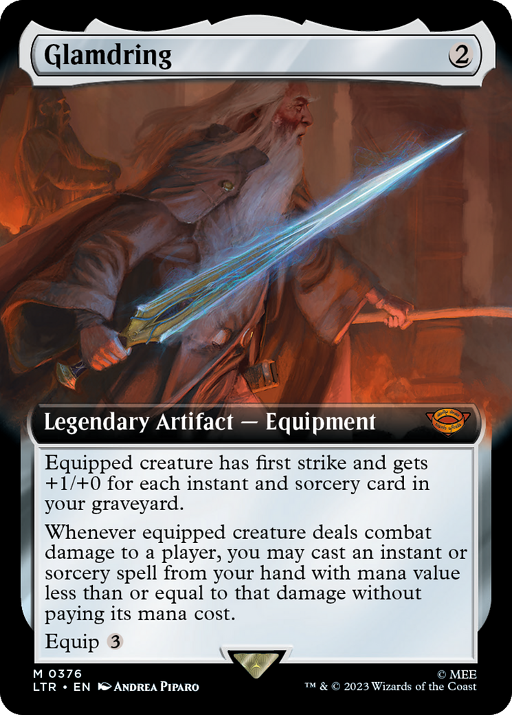Glamdring (Extended Art) [The Lord of the Rings: Tales of Middle-Earth] Foil