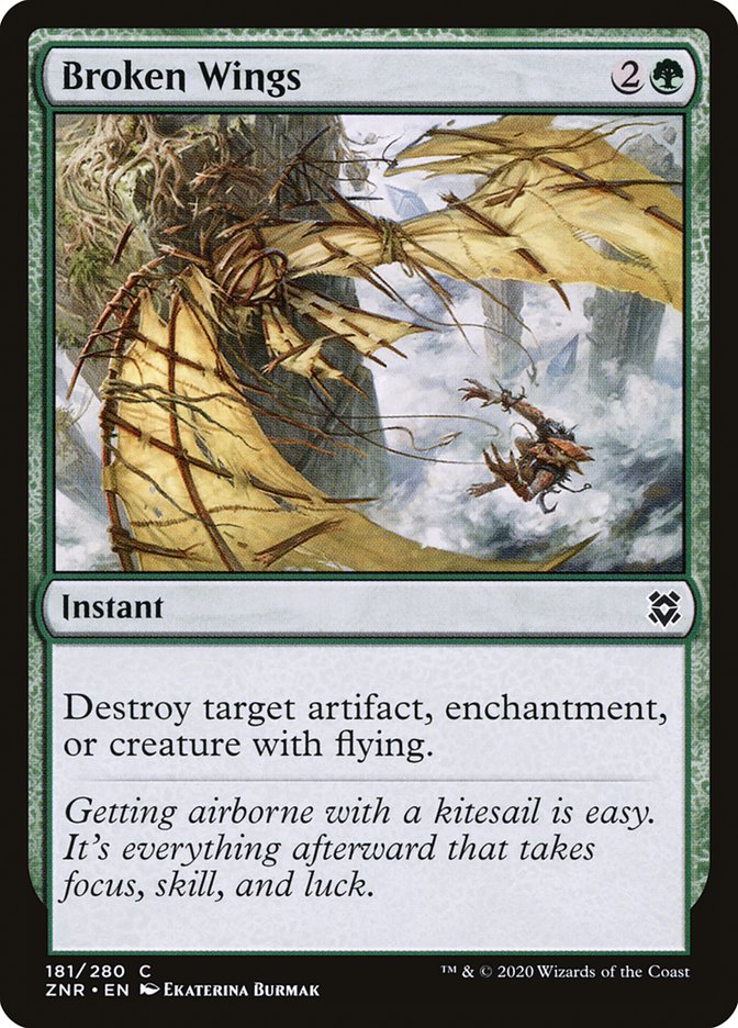 Broken Wings [Zendikar Rising] Foil