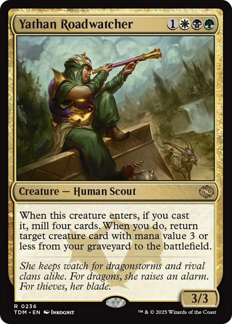 Yathan Roadwatcher [Tarkir: Dragonstorm] Foil