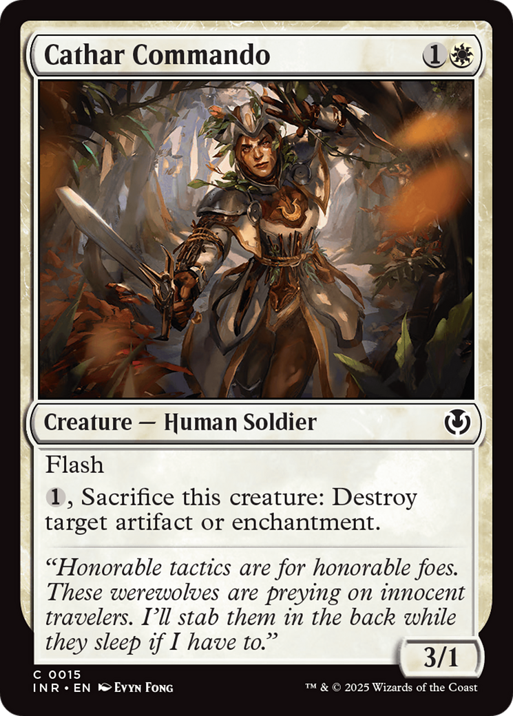 Cathar Commando [Innistrad Remastered] Foil