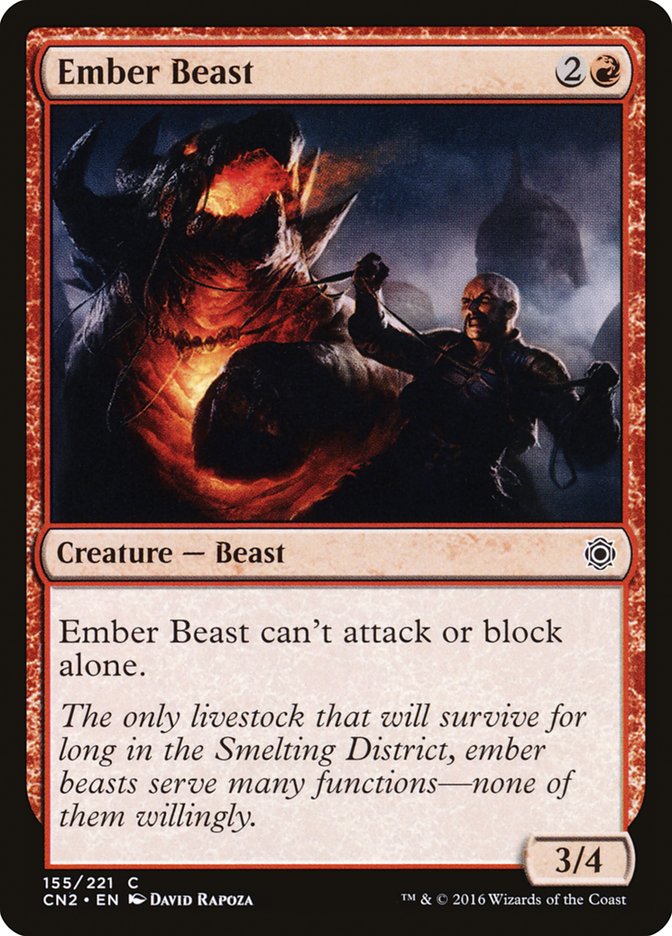 Ember Beast [Conspiracy: Take the Crown] Foil