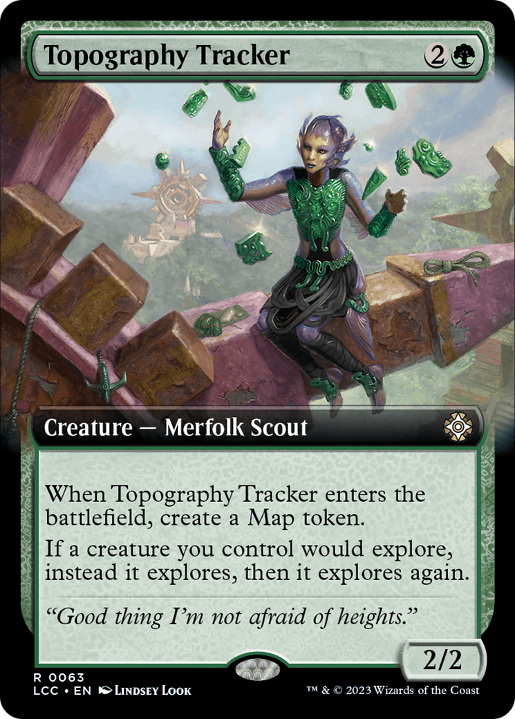 Topography Tracker (Extended Art) [The Lost Caverns of Ixalan Commander] Foil