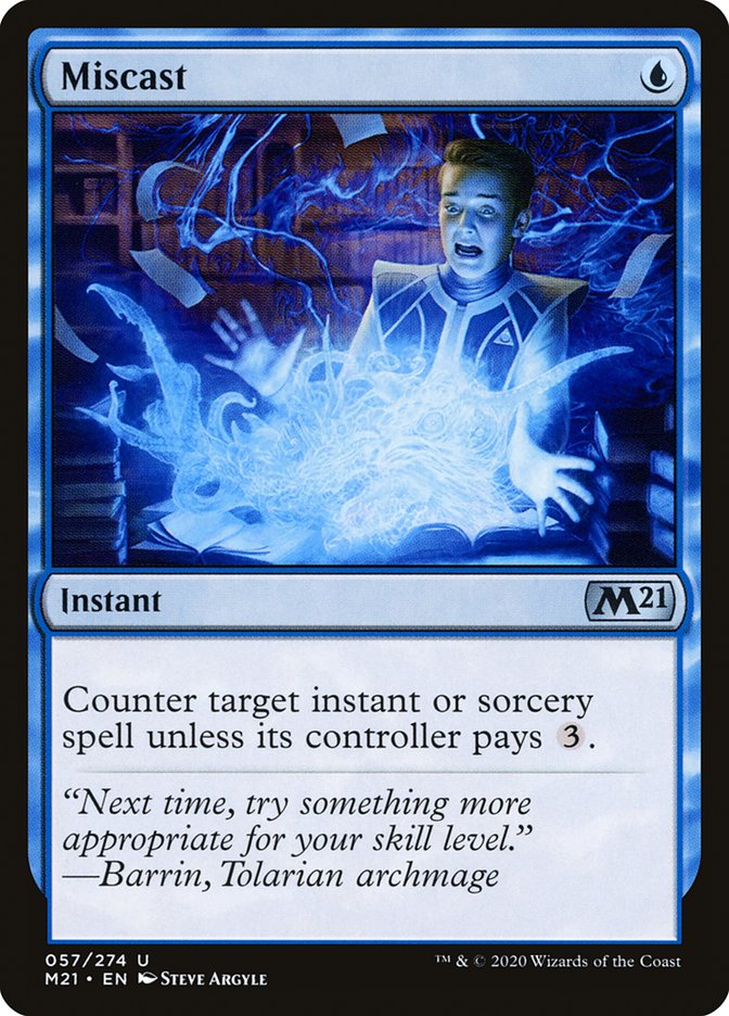Miscast [Core Set 2021] Foil