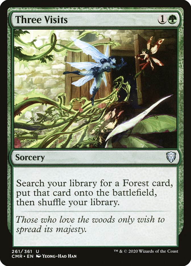 Three Visits [Commander Legends] Foil