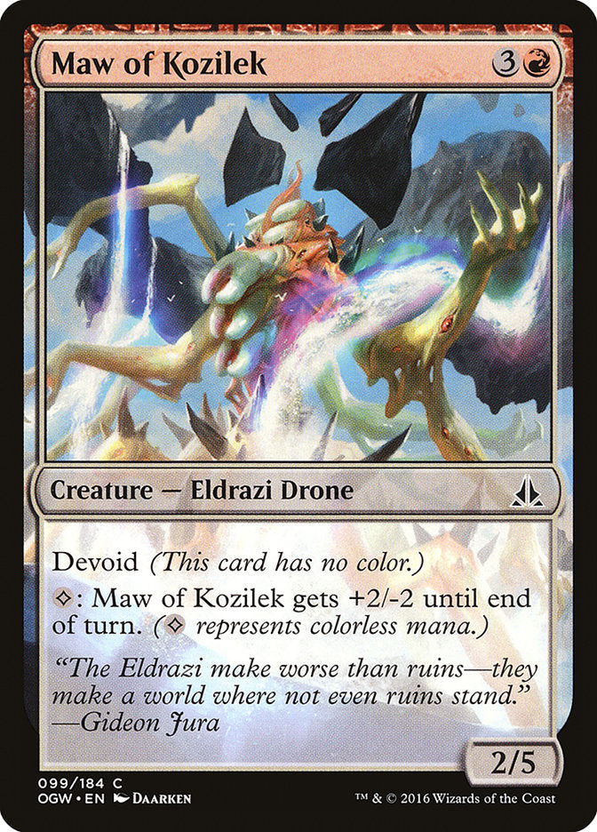 Maw of Kozilek [Oath of the Gatewatch] Foil