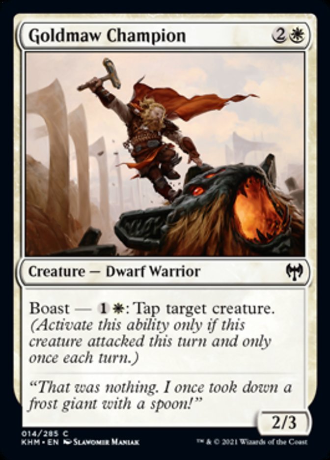 Goldmaw Champion [Kaldheim] Foil