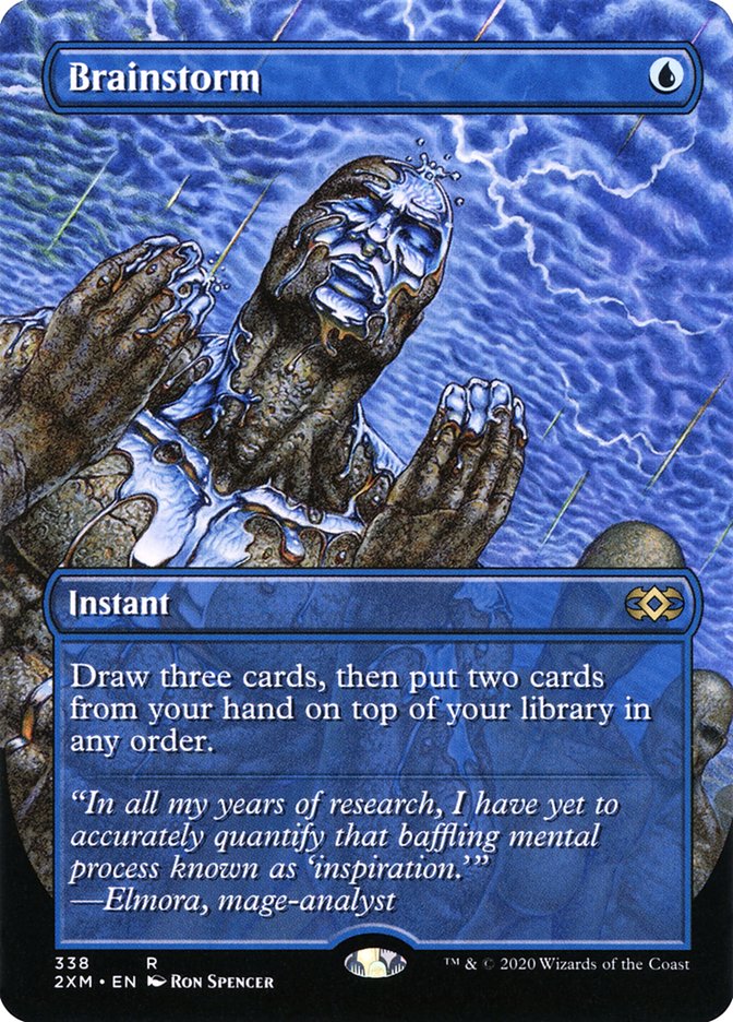 Brainstorm (Toppers) [Double Masters] Foil