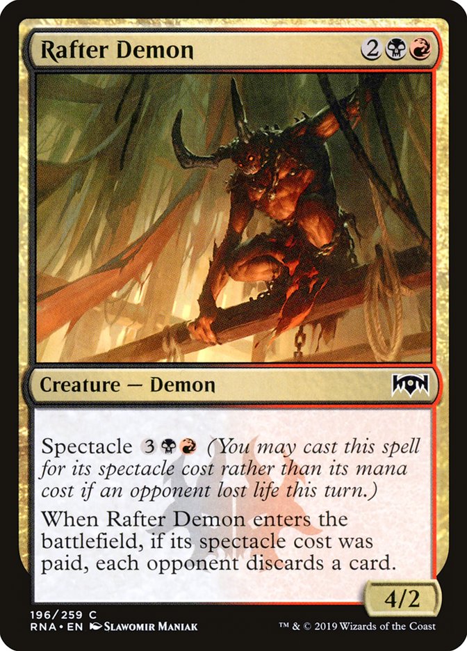 Rafter Demon [Ravnica Allegiance] Foil