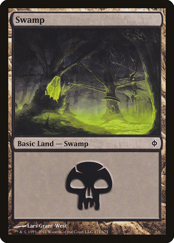 Swamp (171) [New Phyrexia] Foil