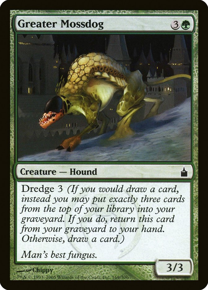 Greater Mossdog [Ravnica: City of Guilds] Foil