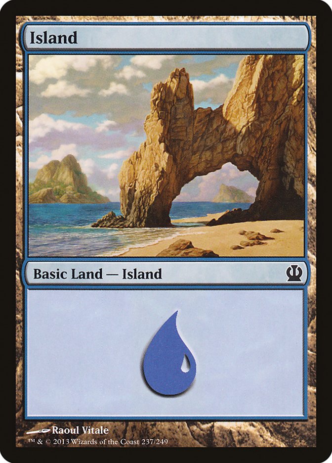 Island (237) [Theros] Foil