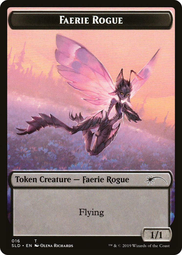 Faerie Rogue Token (016)  [Secret Lair Drop]