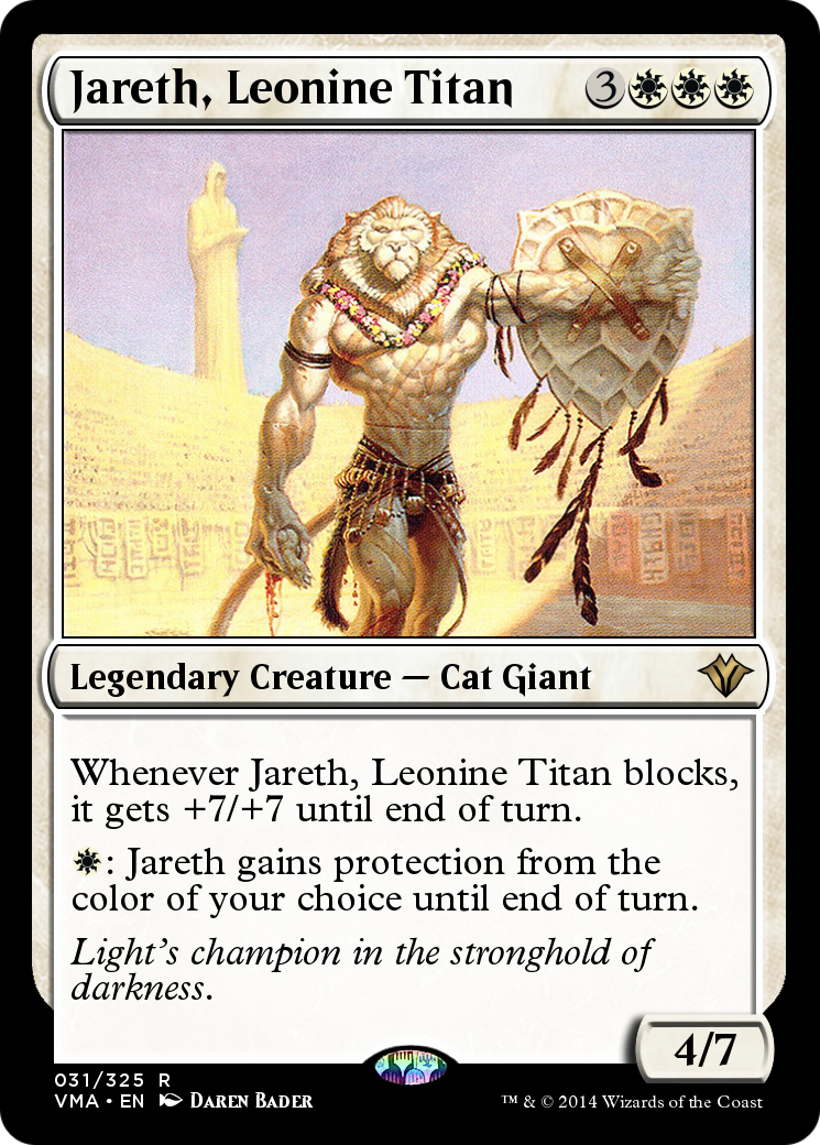 Jareth, Leonine Titan  [Vintage Masters] Foil