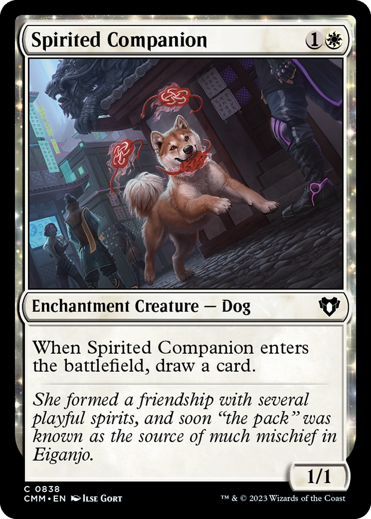 Spirited Companion  [Commander Masters]: (enchantment)