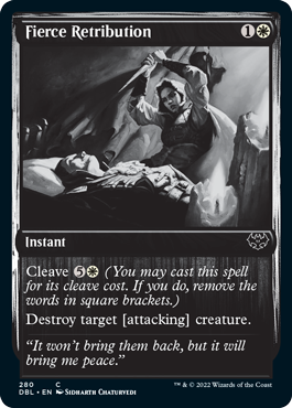 Fierce Retribution [Innistrad: Double Feature] Foil