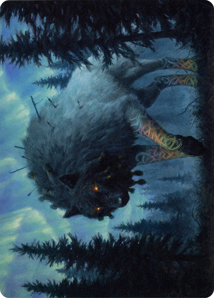 Sarulf, Realm Eater // Sarulf, Realm Eater  [Art Series: Kaldheim] (Borderless) Foil