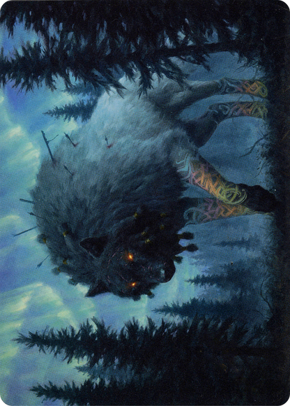 Sarulf, Realm Eater // Sarulf, Realm Eater  [Art Series: Kaldheim] (Borderless) Foil