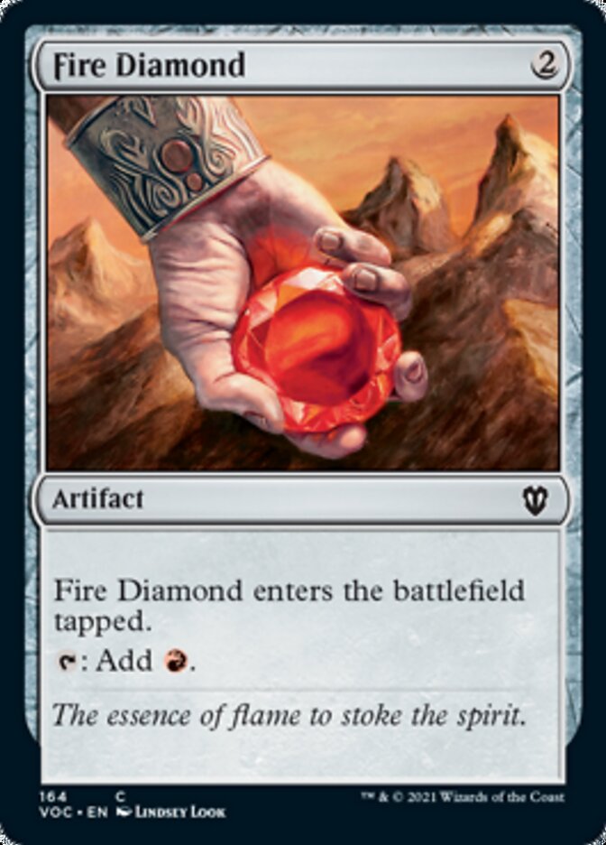 Fire Diamond [Innistrad: Crimson Vow Commander] Foil
