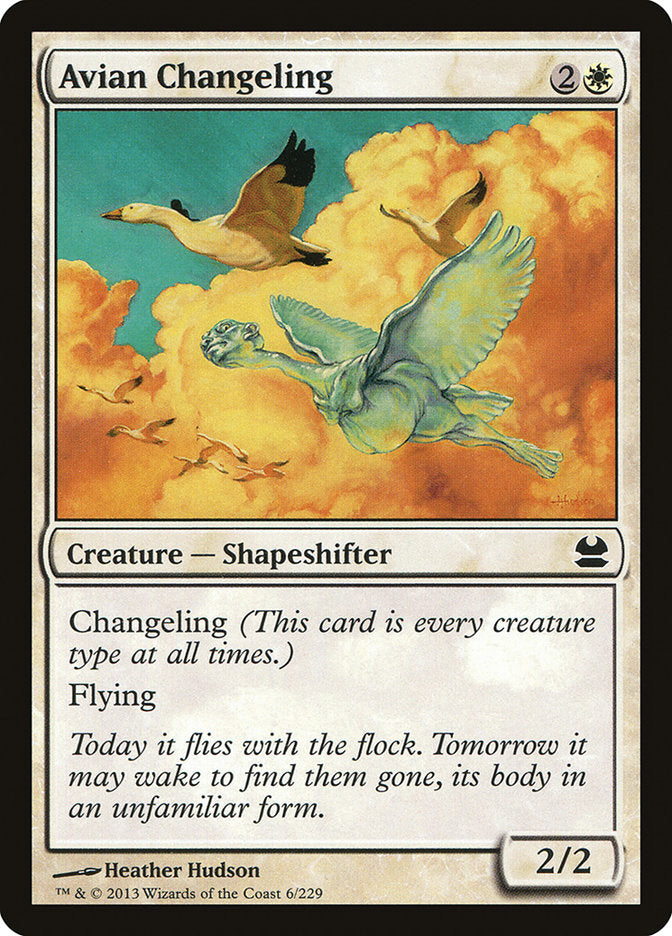 Avian Changeling [Modern Masters] Foil
