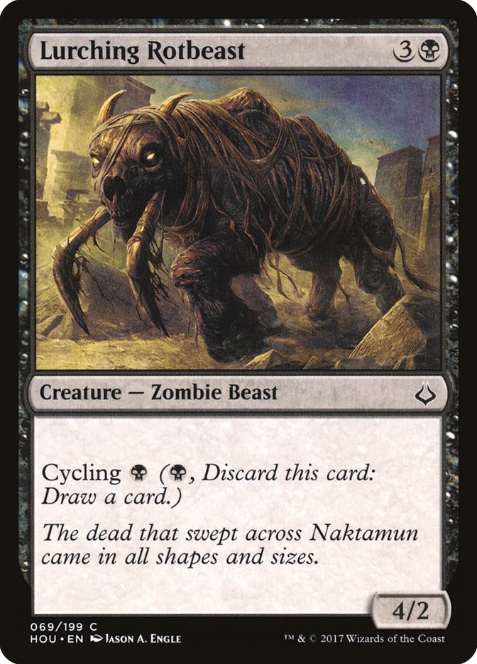 Lurching Rotbeast [Hour of Devastation] Foil