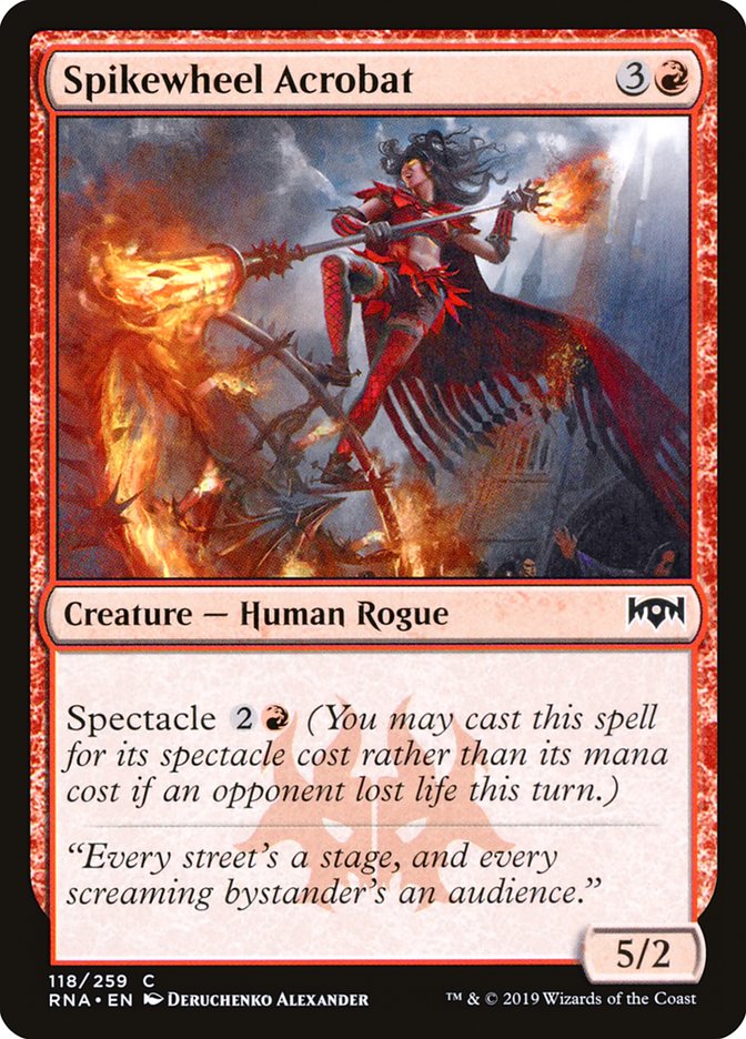 Spikewheel Acrobat [Ravnica Allegiance] Foil