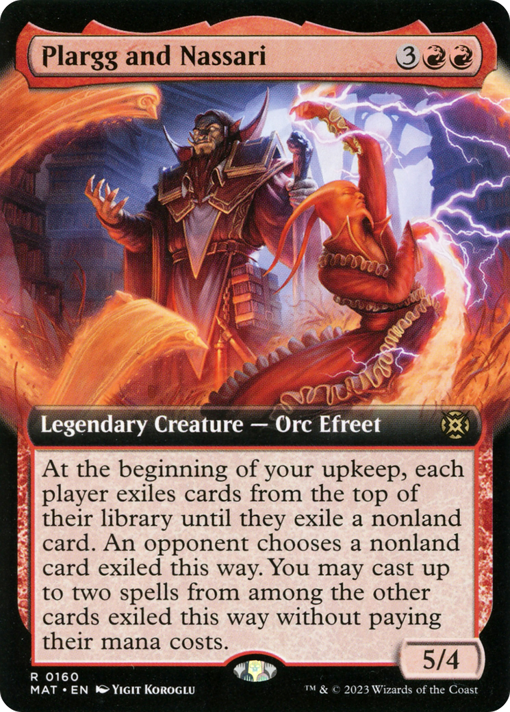 Plargg and Nassari (Extended Art) [March of the Machine: The Aftermath] Foil