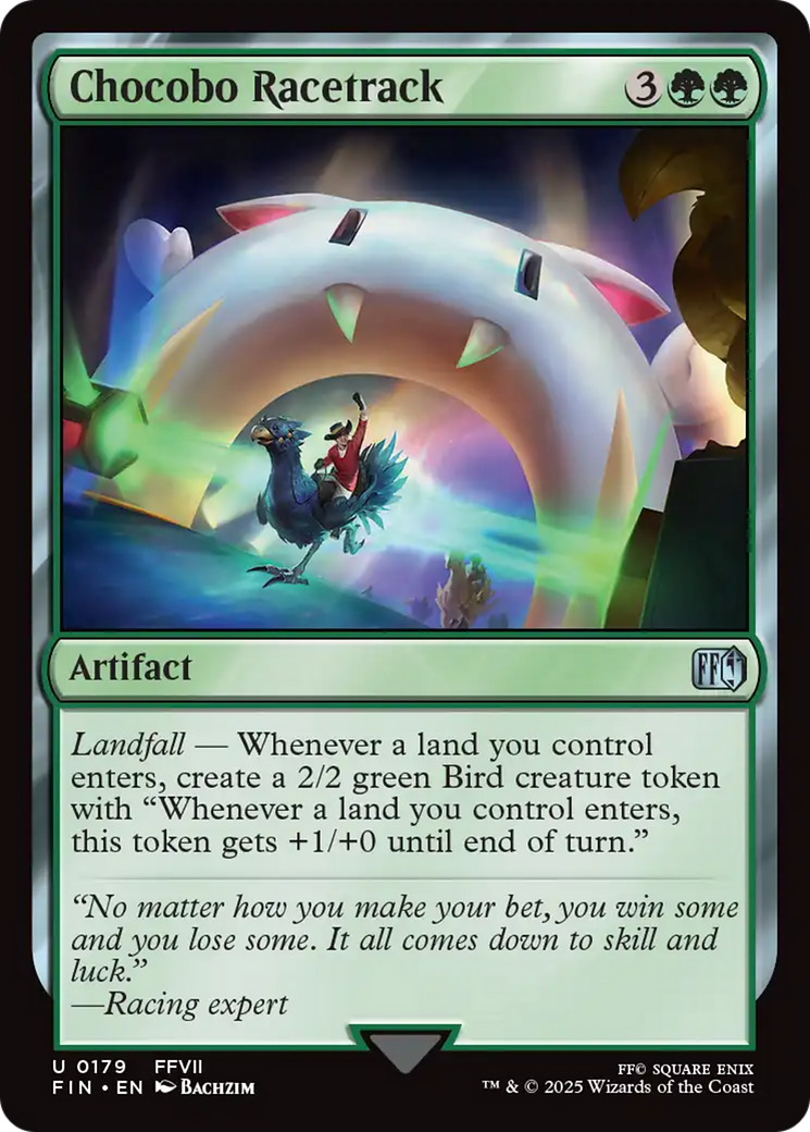 Chocobo Racetrack [FINAL FANTASY] Foil