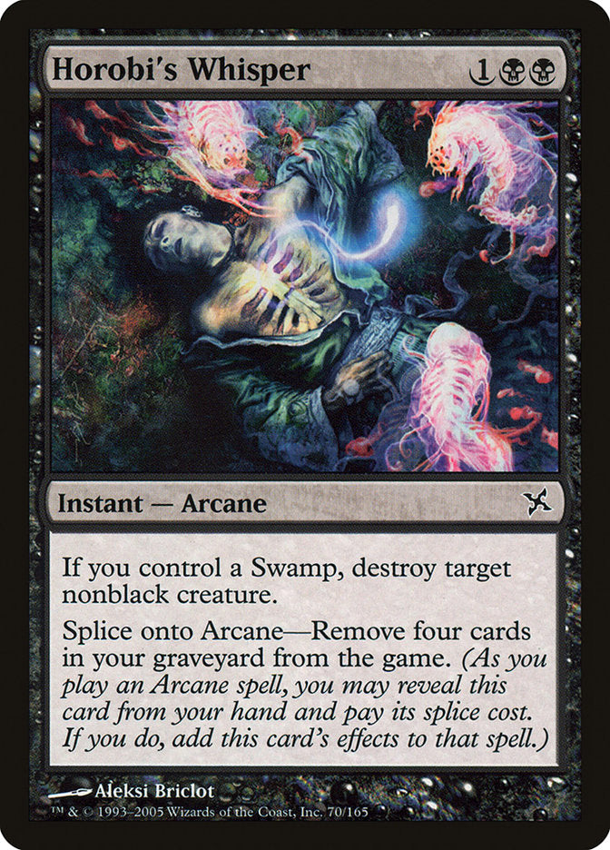 Horobi's Whisper [Betrayers of Kamigawa] Foil