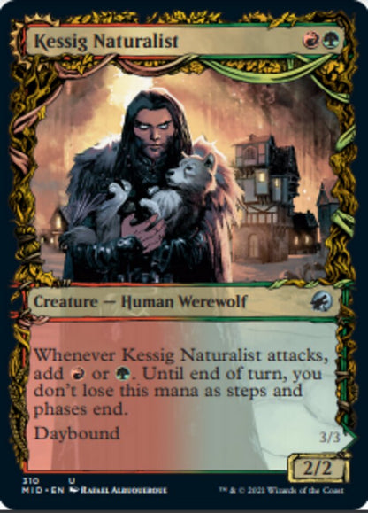 Kessig Naturalist // Lord of the Ulvenwald (Showcase Equinox) [Innistrad: Midnight Hunt] Foil